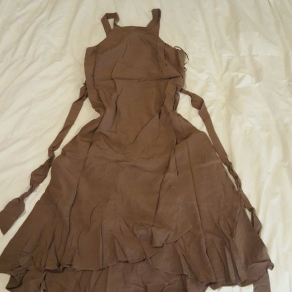 XS Cottagecore Ruffle Wrap Dress - Picture 4 of 8